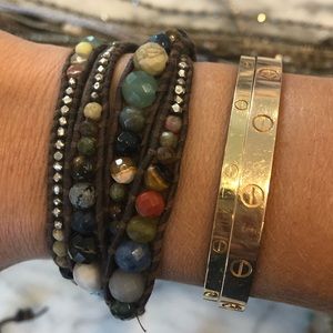 Chan Luu beaded wrap bracelet